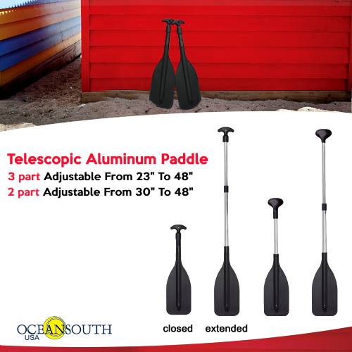 Oceansouth Premium Adjustable Aluminum Telescopic Paddle