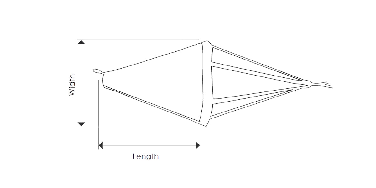 32" Drift Sock Sea Anchor Drogue, Sea Brake Fits Boats Up To 20